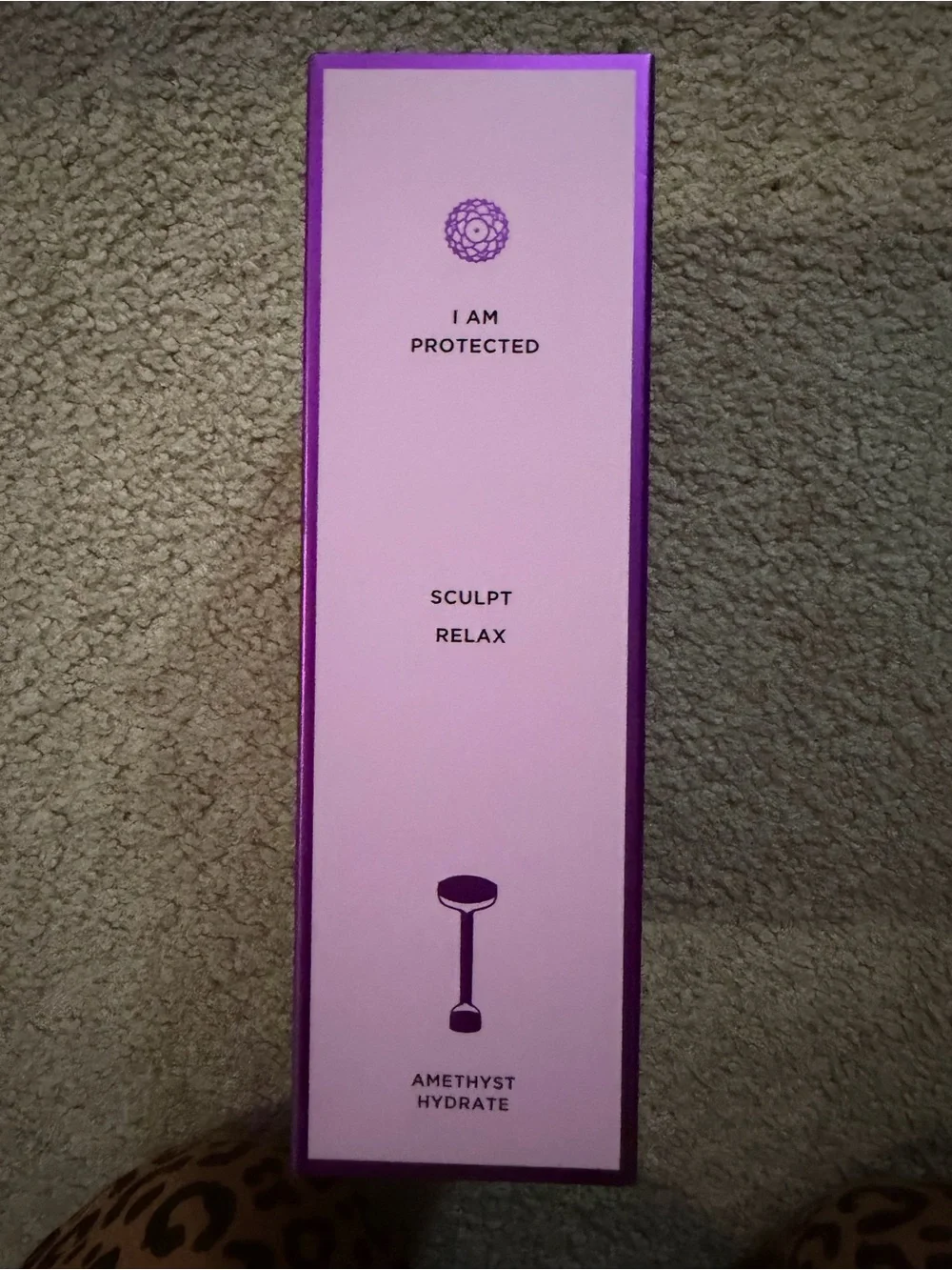 KNESKO Amethyst Facial Massager – Luxury Crystal Skincare Tool